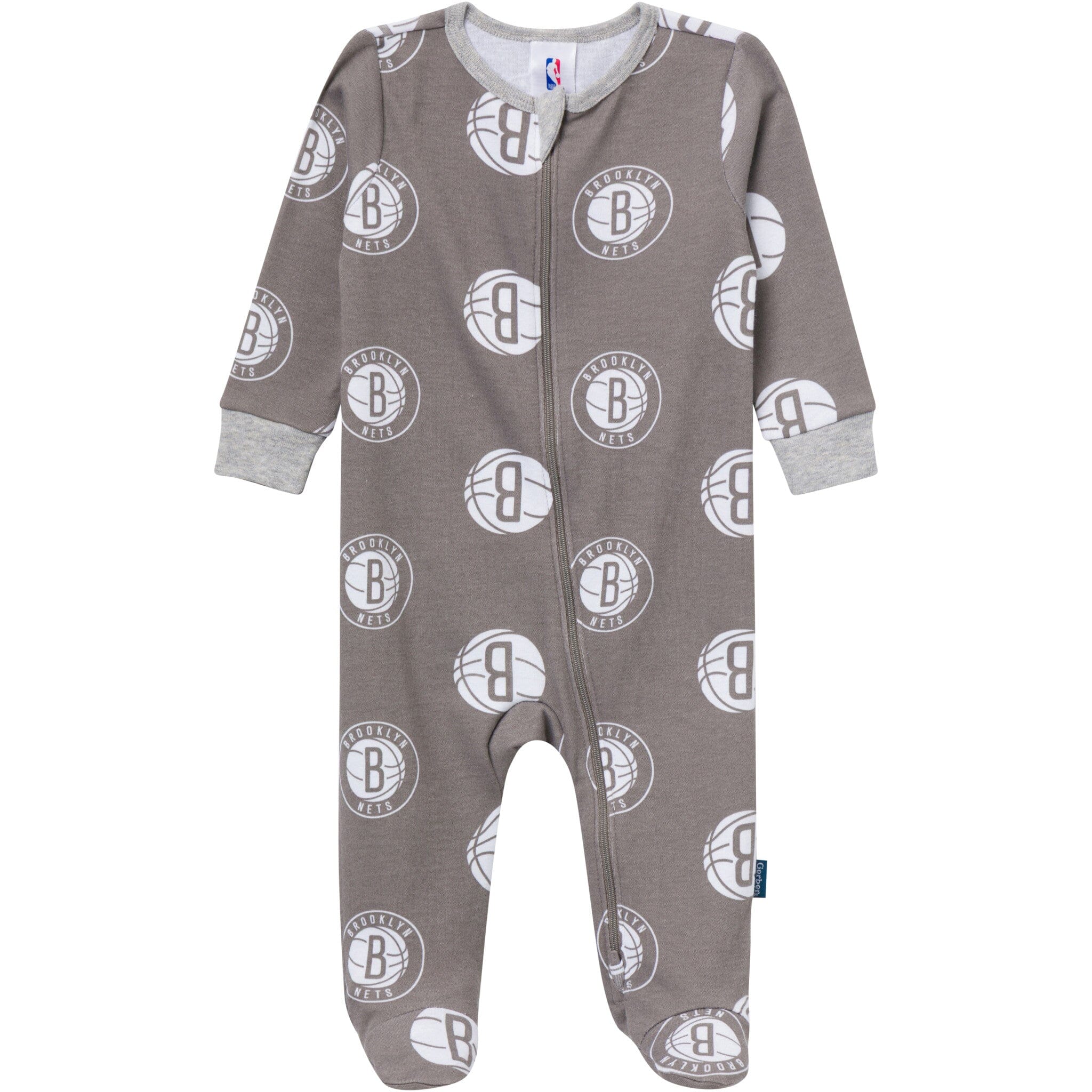 Baby Neutral Brooklyn Nets Sleep 'N Play Sleepwear Gerber® 