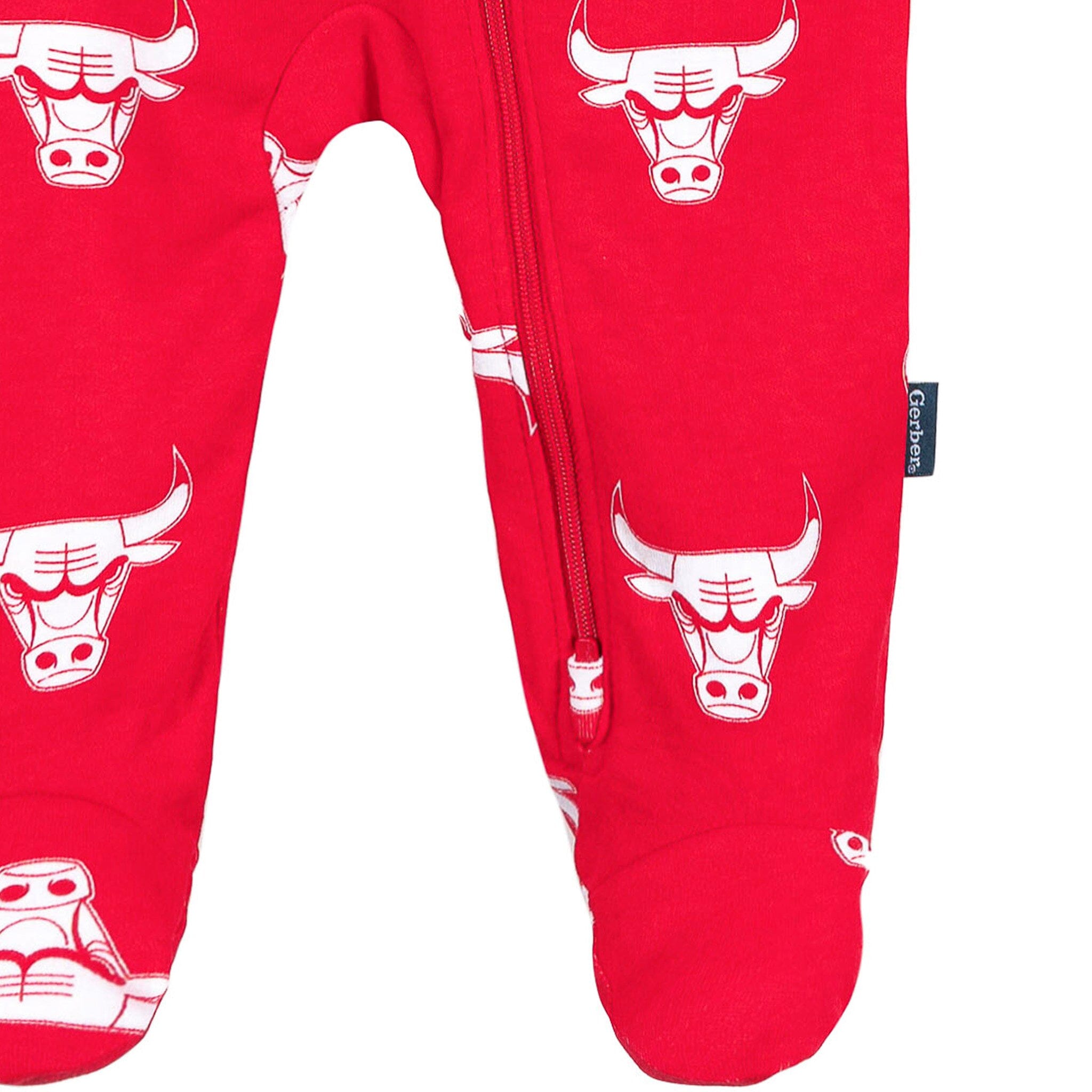 Baby Neutral Chicago Bulls Sleep 'N Play Sleepwear Gerber® 