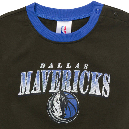 Baby Neutral Dallas Mavericks Sweatshirt Bubble Romper