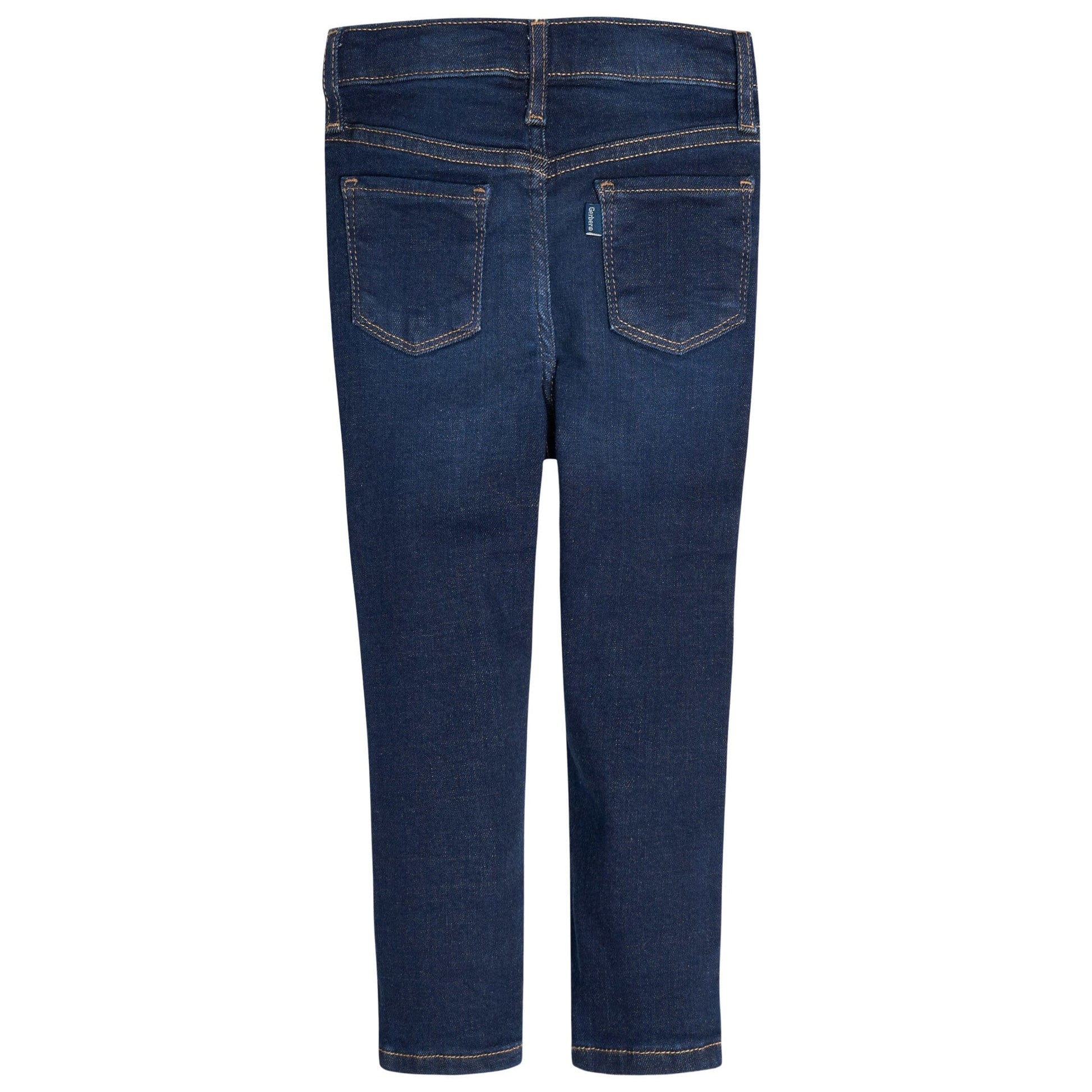 Infant and Toddler Neutral Dark Blue Jeggings