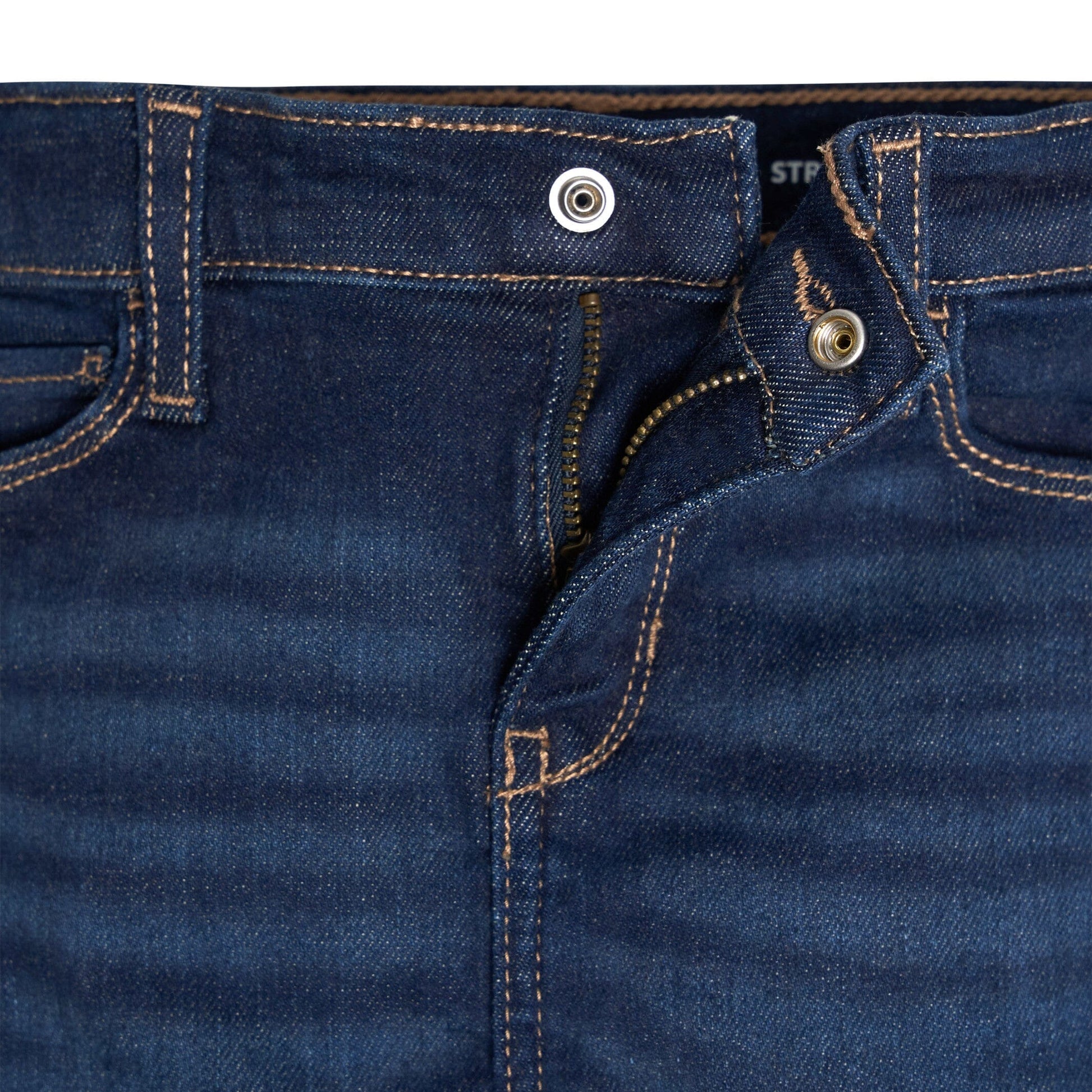 Infant and Toddler Neutral Dark Blue Jeggings