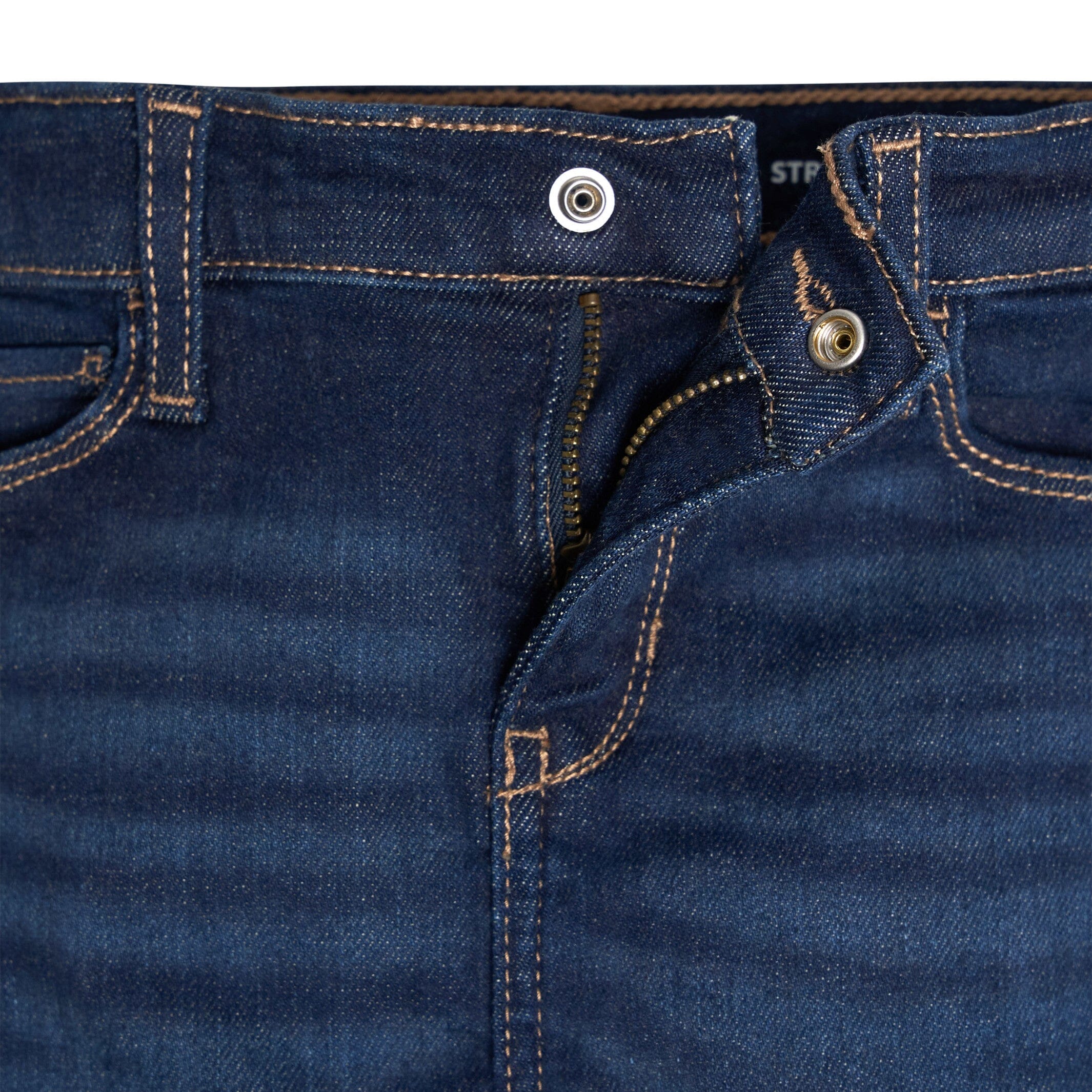 Infant and Toddler Neutral Dark Blue Jeggings