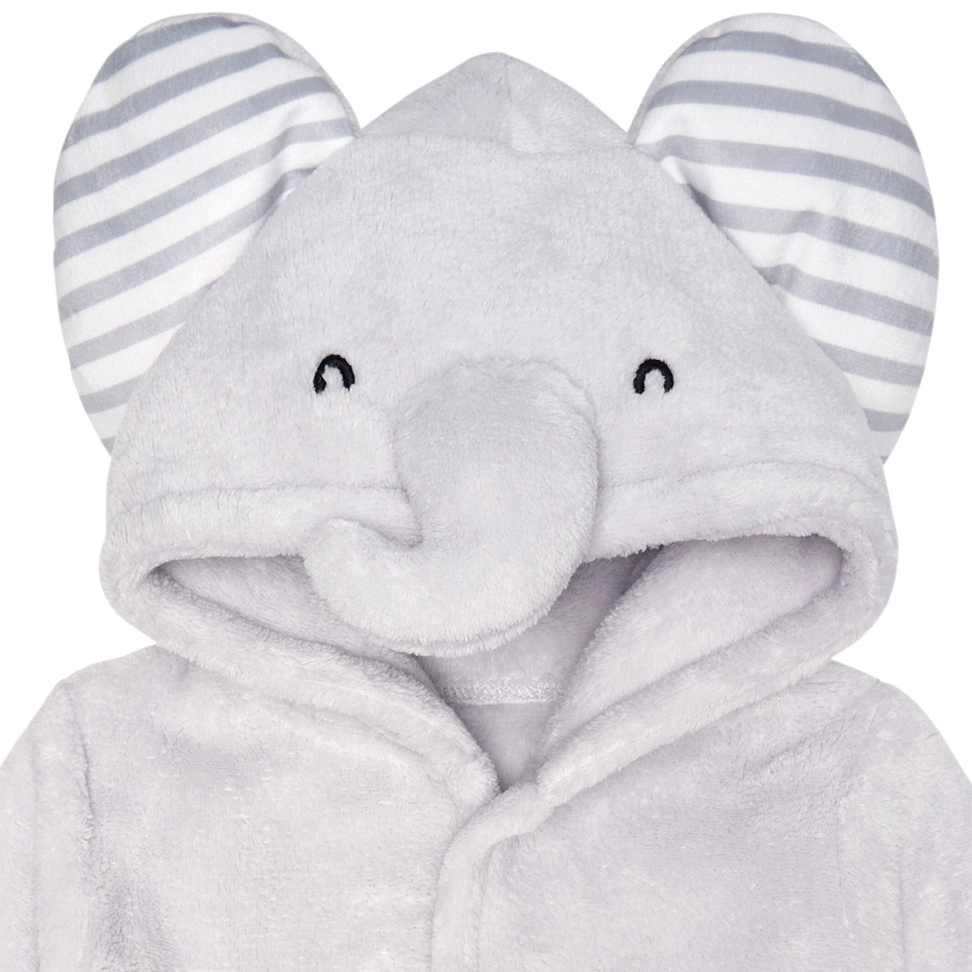 Baby Neutral Grey Elephant Robe