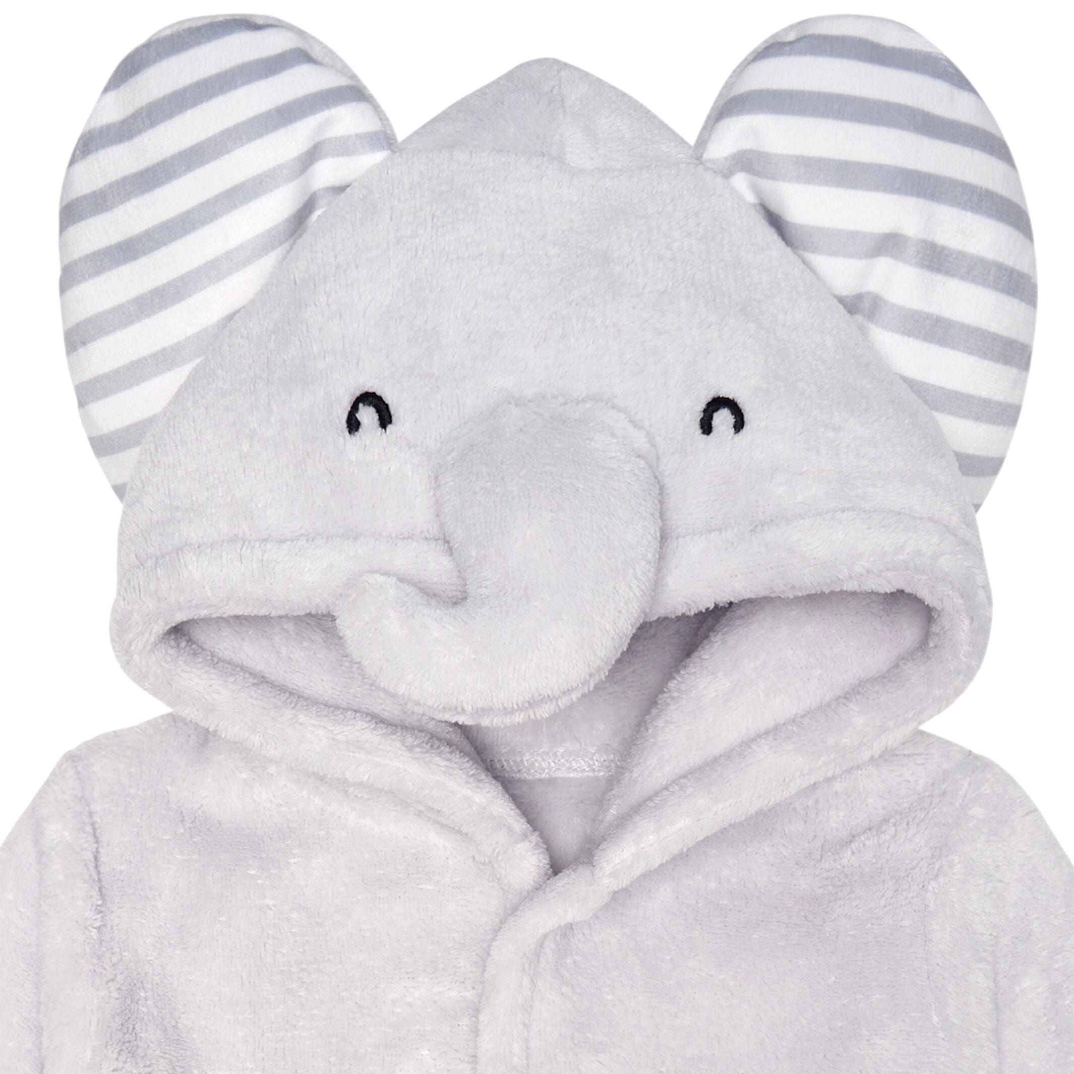 Baby Neutral Grey Elephant Robe
