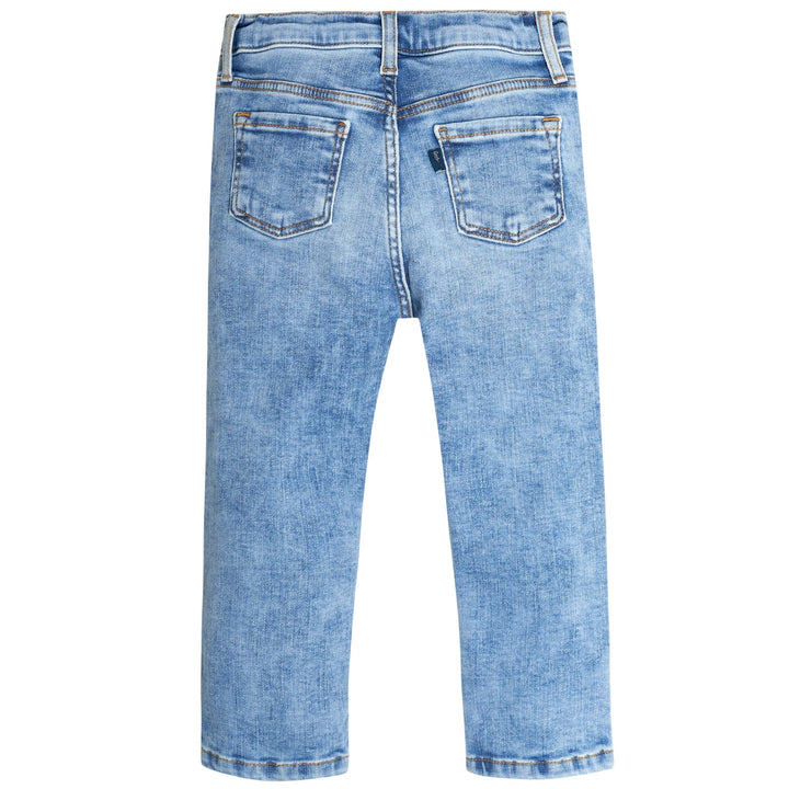 Infant and Toddler Neutral Light Blue Straight Fit Jeans
