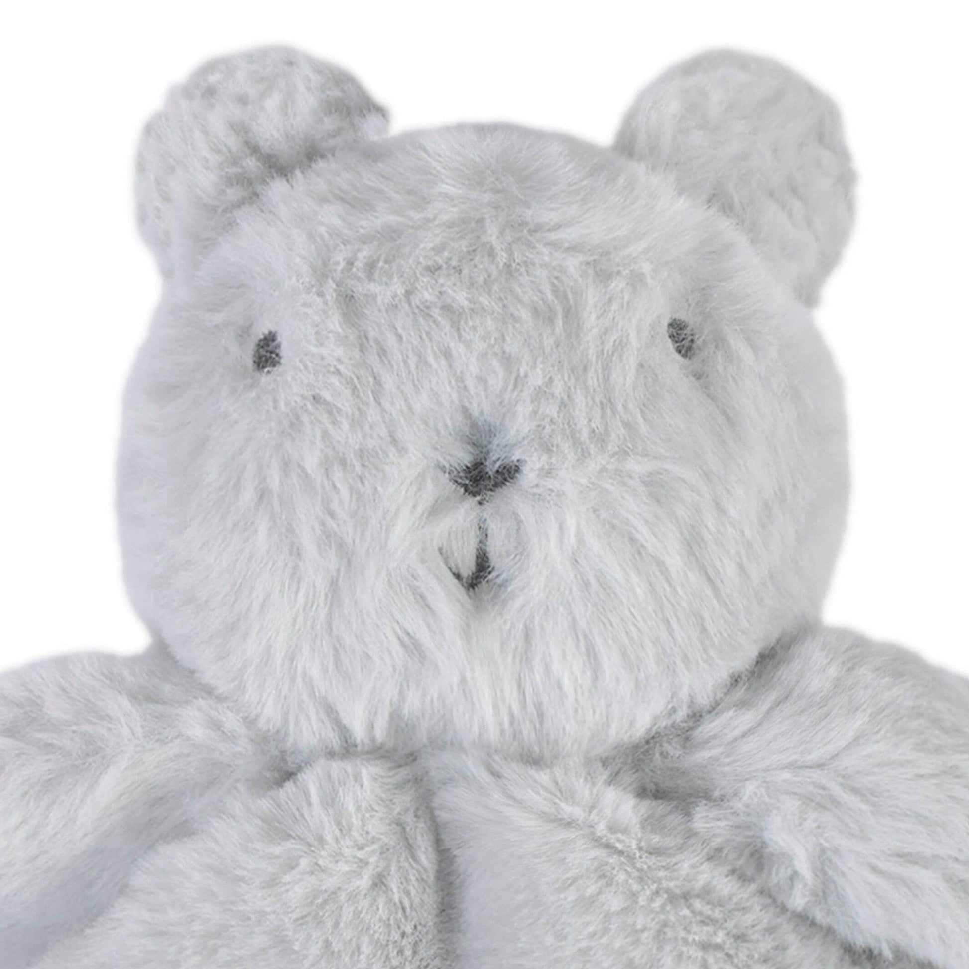 Embroidered Neutral Light Gray Security Blanket