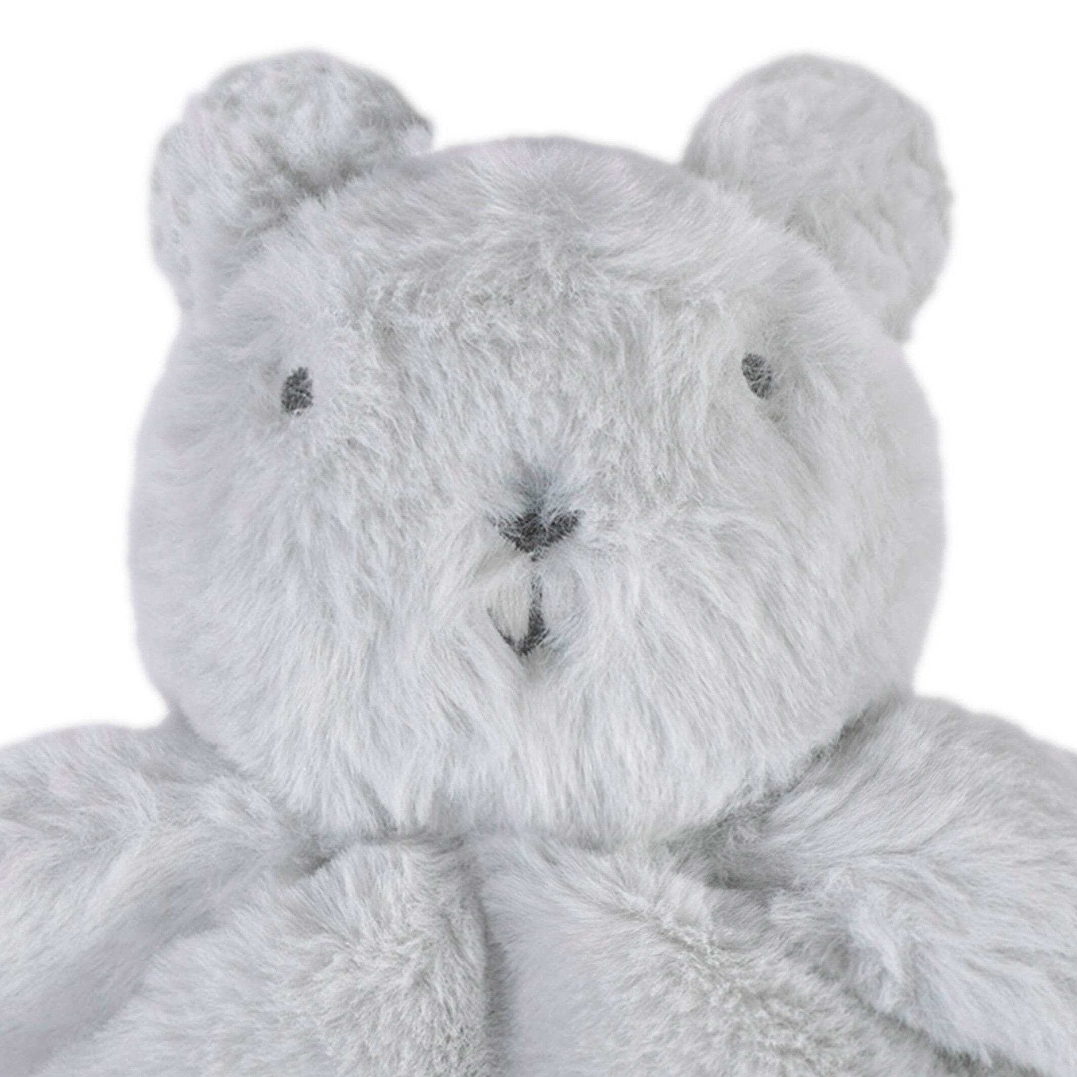 Embroidered Neutral Light Gray Security Blanket