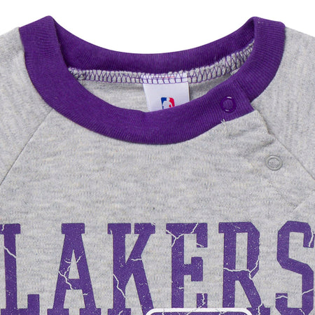 Baby Neutral Los Angeles Lakers Romper