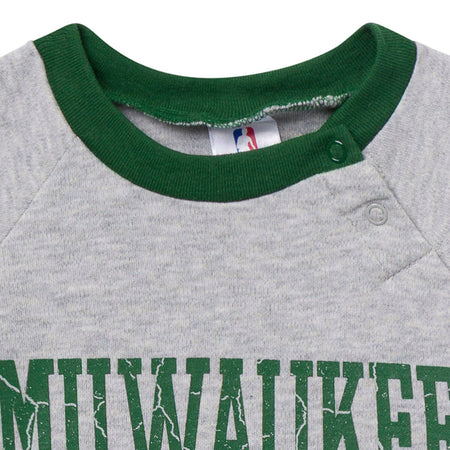 Baby Neutral Milwaukee Bucks Romper