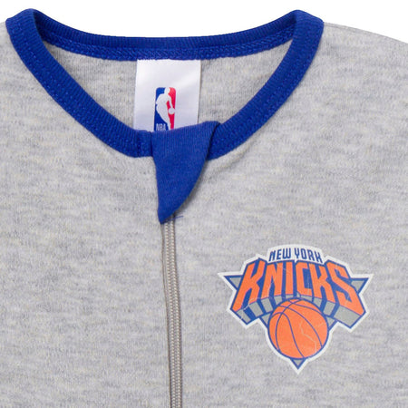 Baby Neutral New York Knicks Footless Pajamas