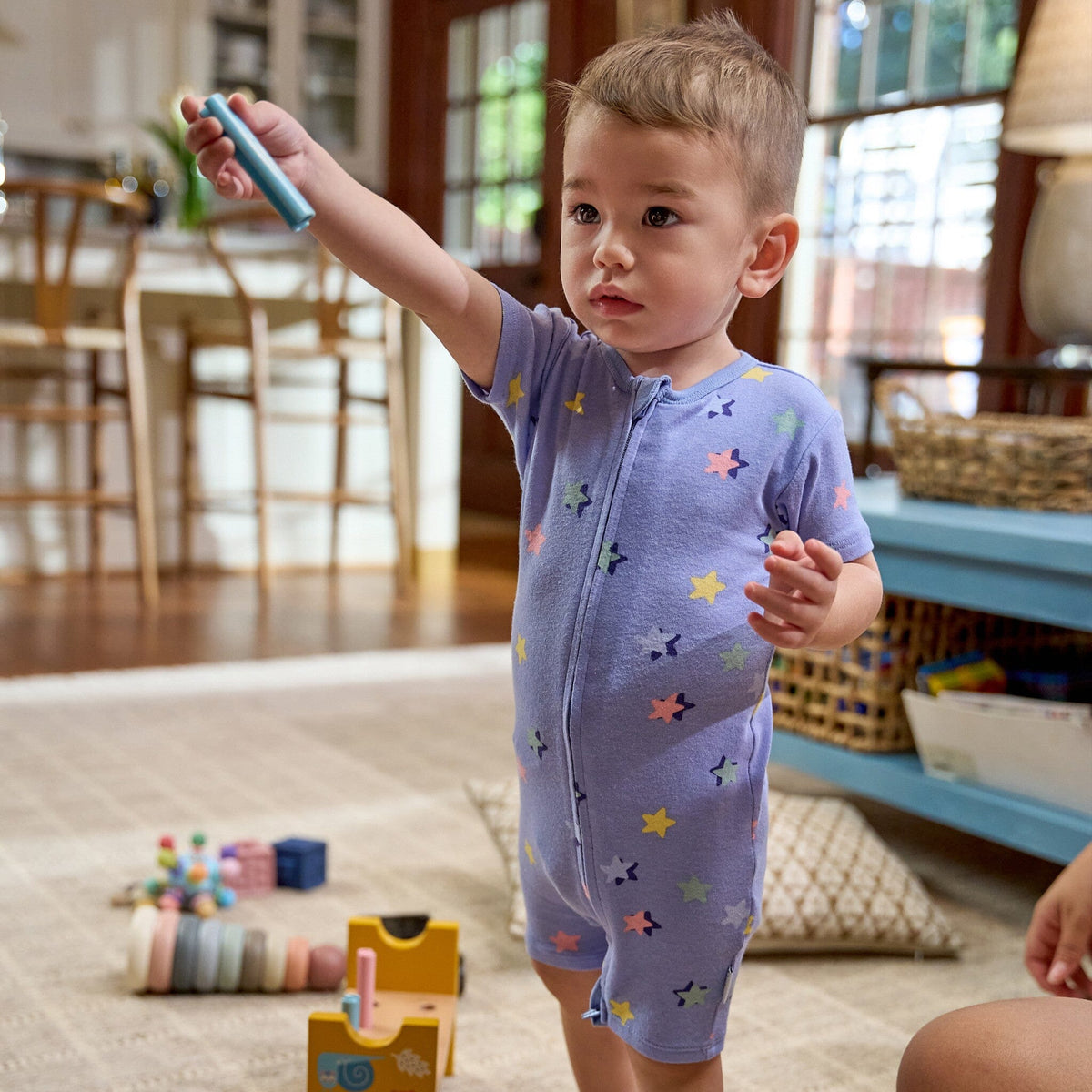Baby Neutral Stars Snug Fit Romper sleepwear Gerber® 