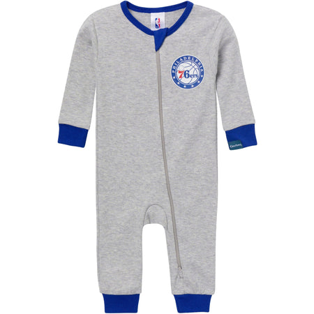 Baby Neutral Philadelphia 76ers Footless Pajamas