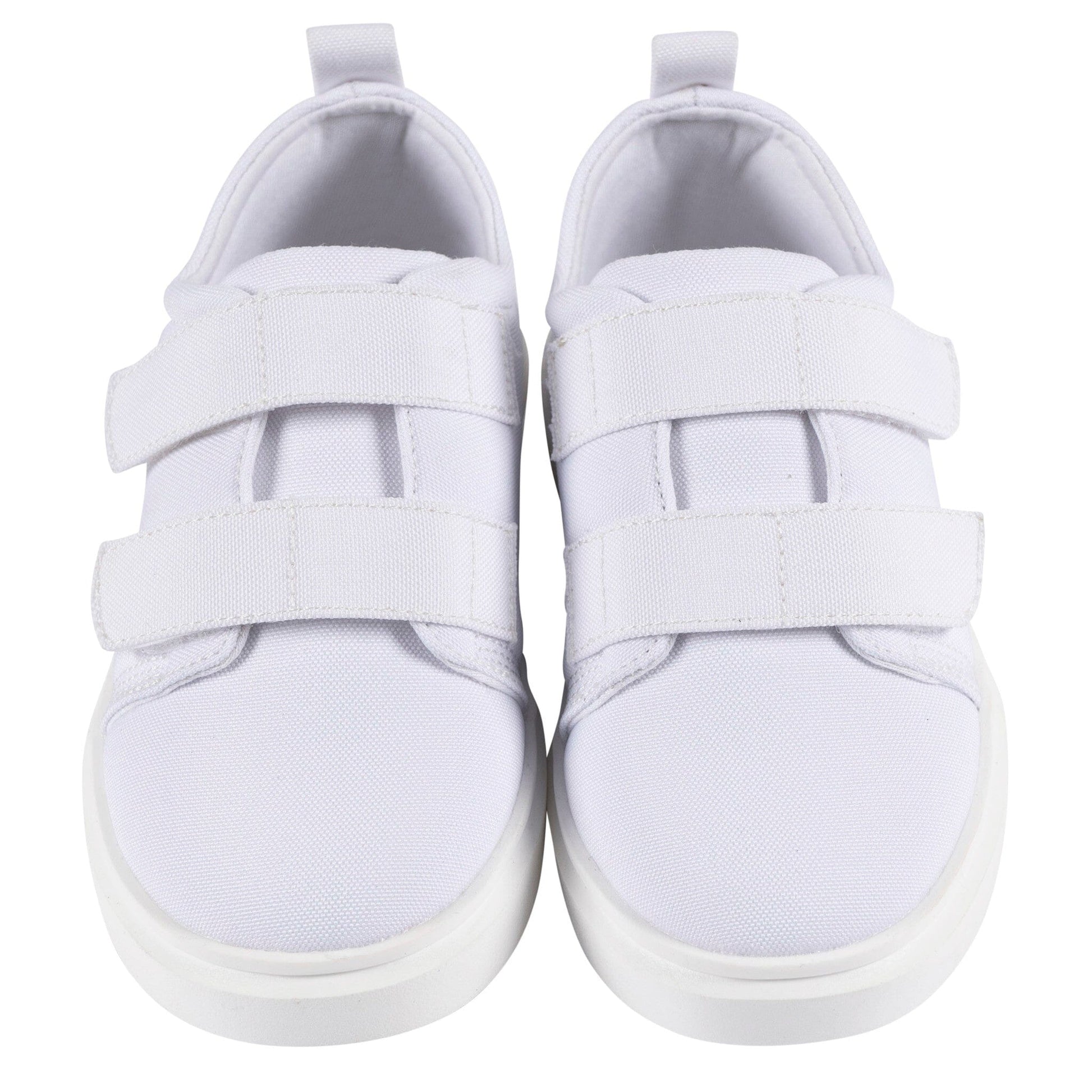 Baby Neutral White Hook & Loop Sneaker