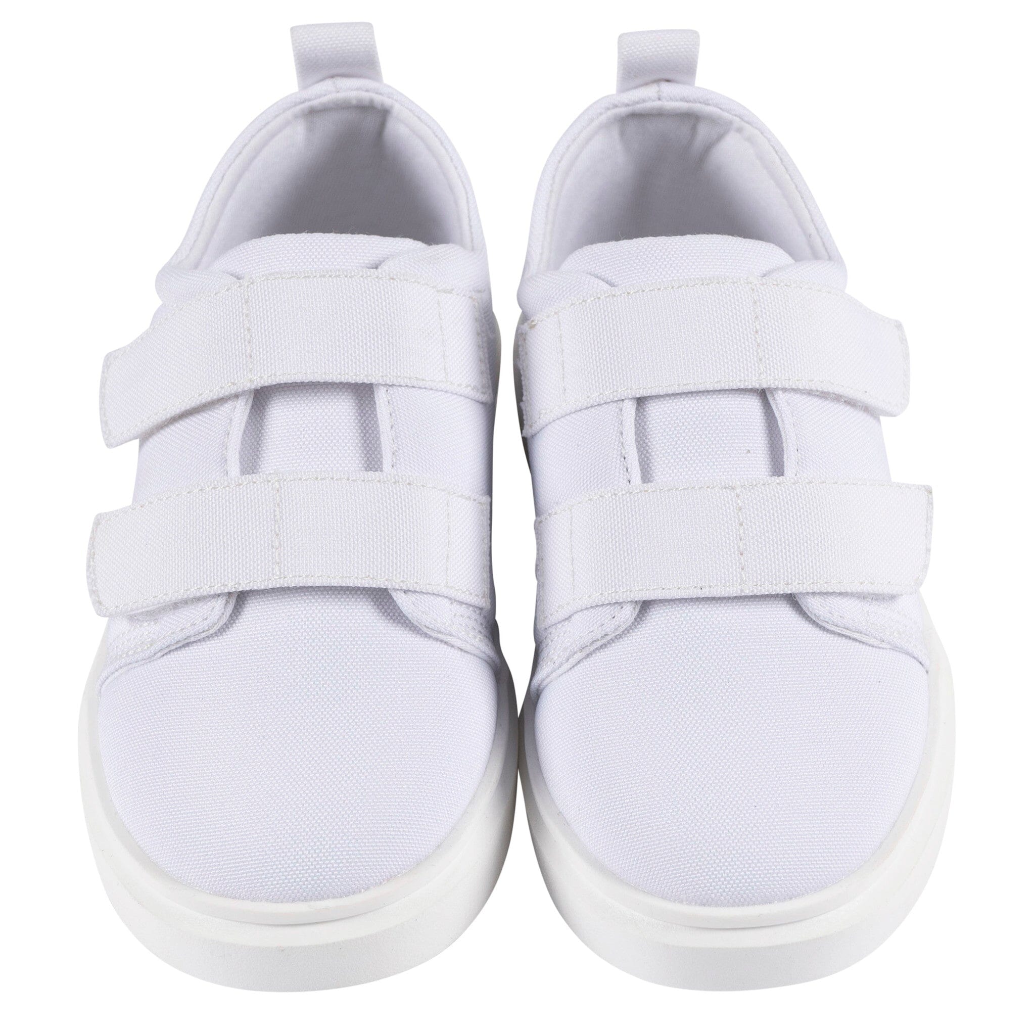 Baby Neutral White Hook & Loop Sneaker