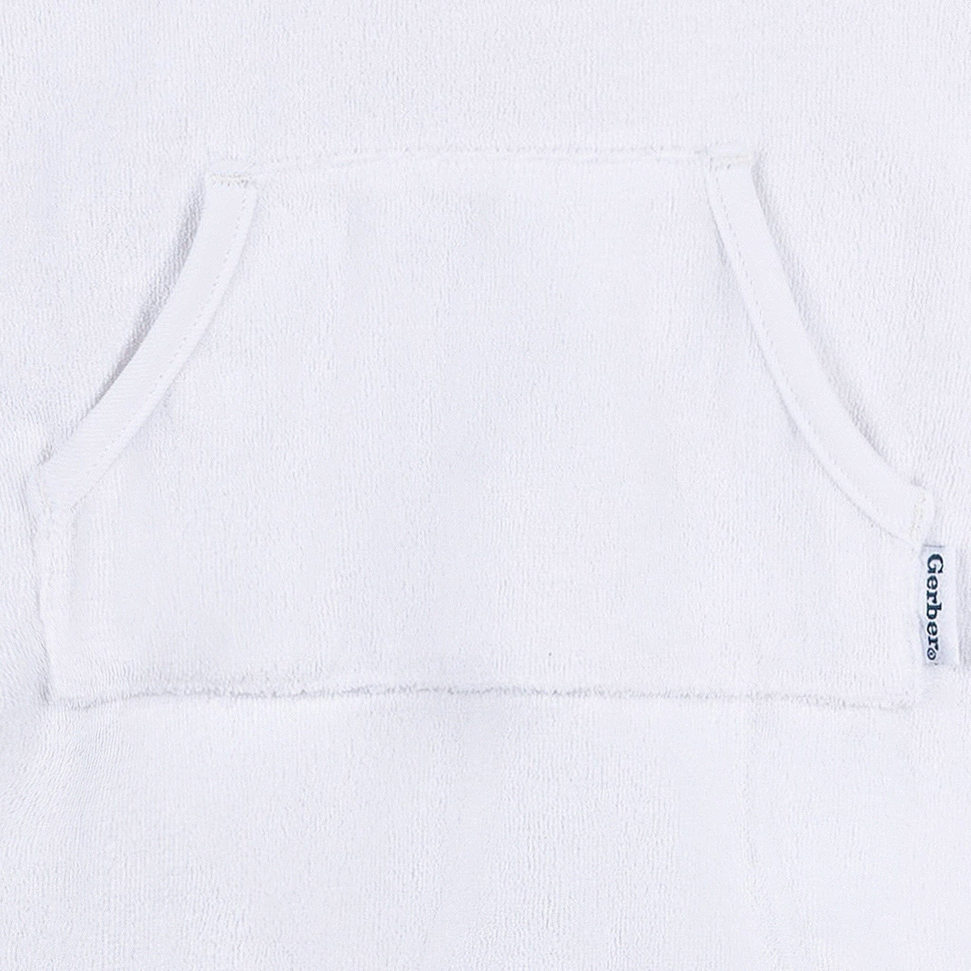 Baby Neutral White Swim Coverup Swimwear Gerber® 