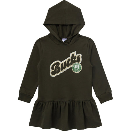 Infant & Toddler Girls Milwaukee Bucks Hooded Dress