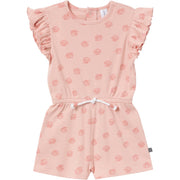 Infant & Toddler Girls Rose Seashells Flutter Sleeve Romper rompers Modern Moments™ by Gerber® 
