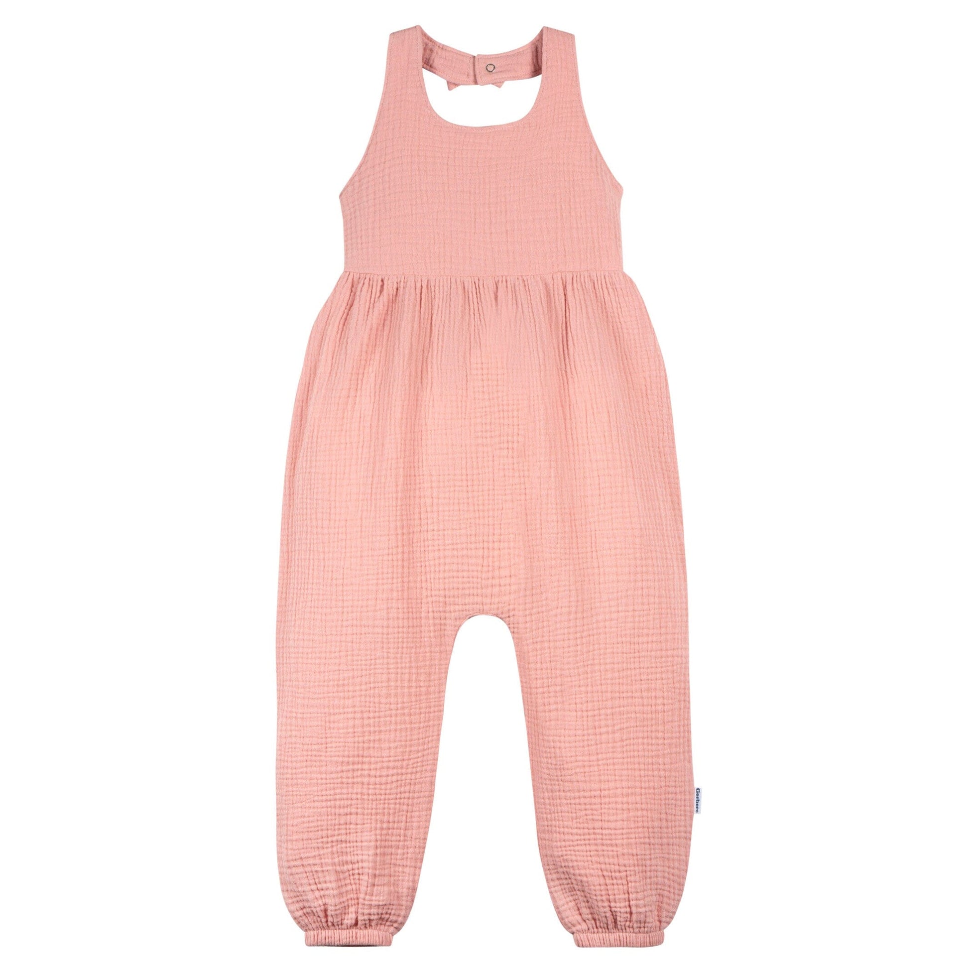 Toddler Girls Rose Pink Romper