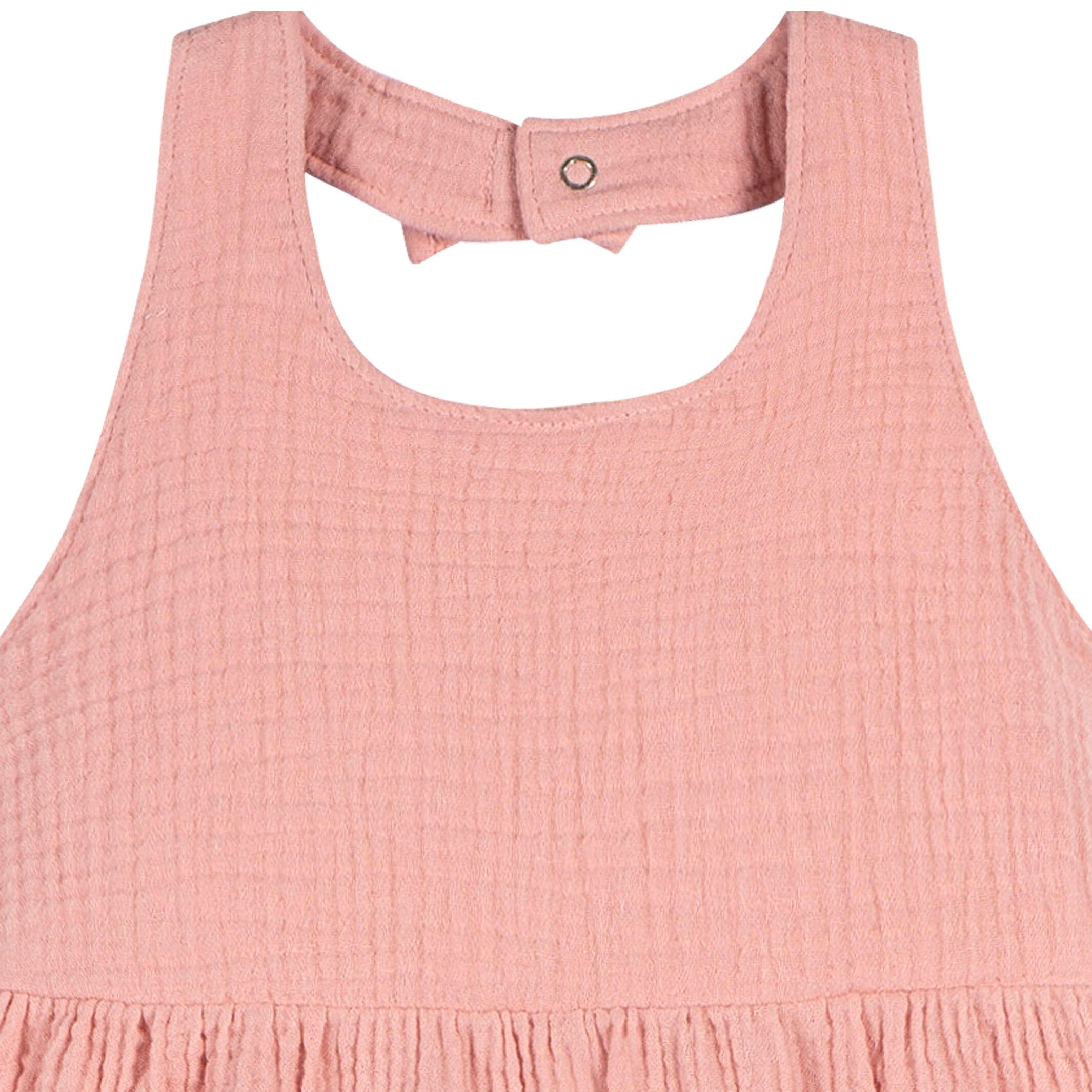 Toddler Girls Rose Pink Romper