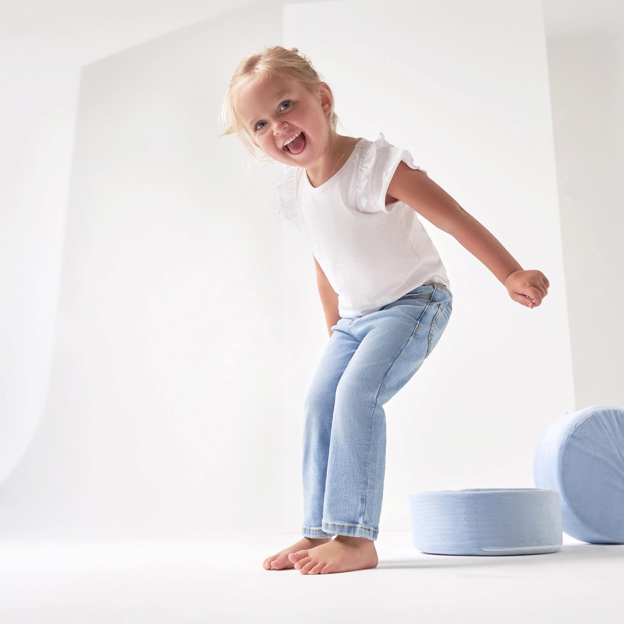 Toddler Neutral Light Blue Skinny Jeans