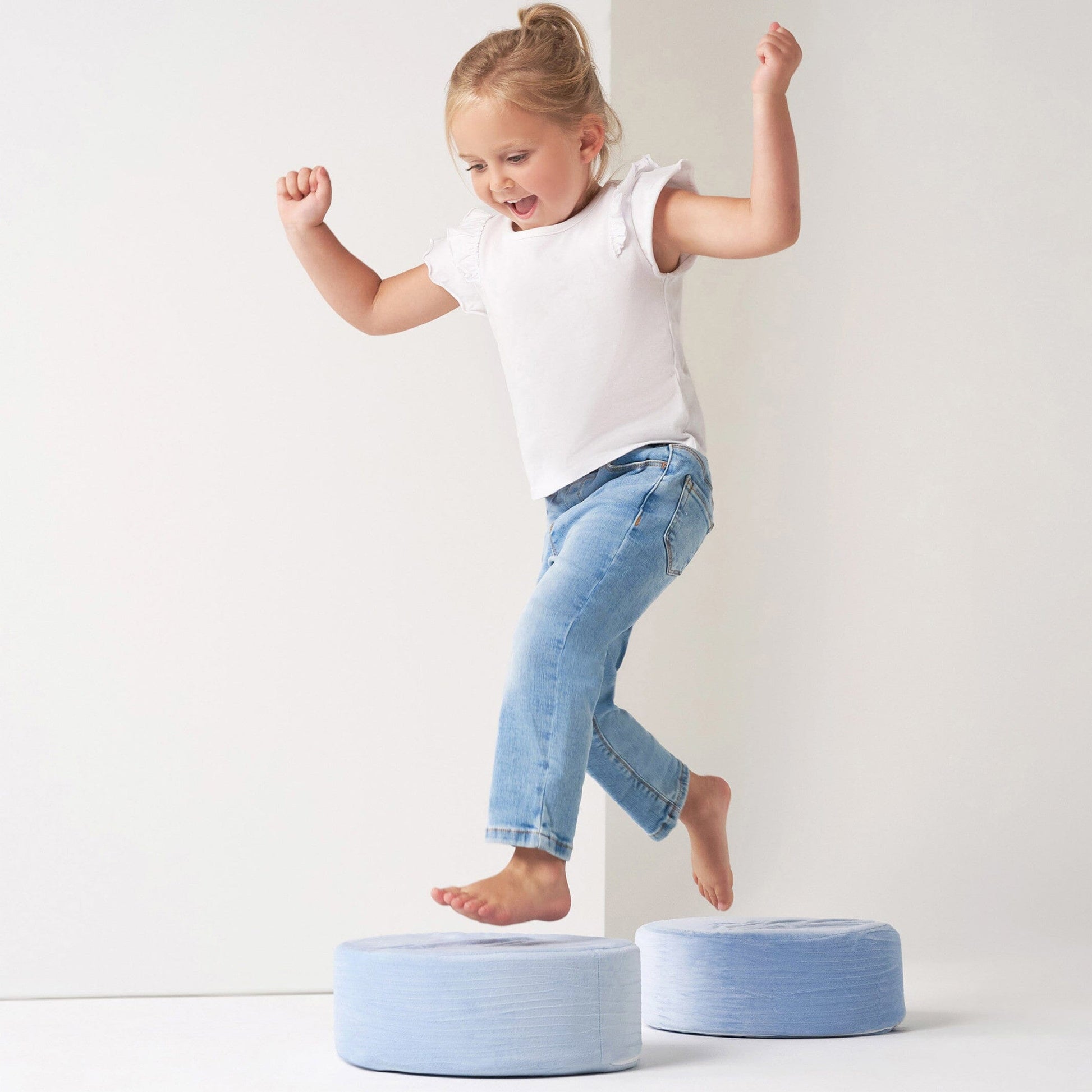 Toddler Neutral Light Blue Skinny Jeans