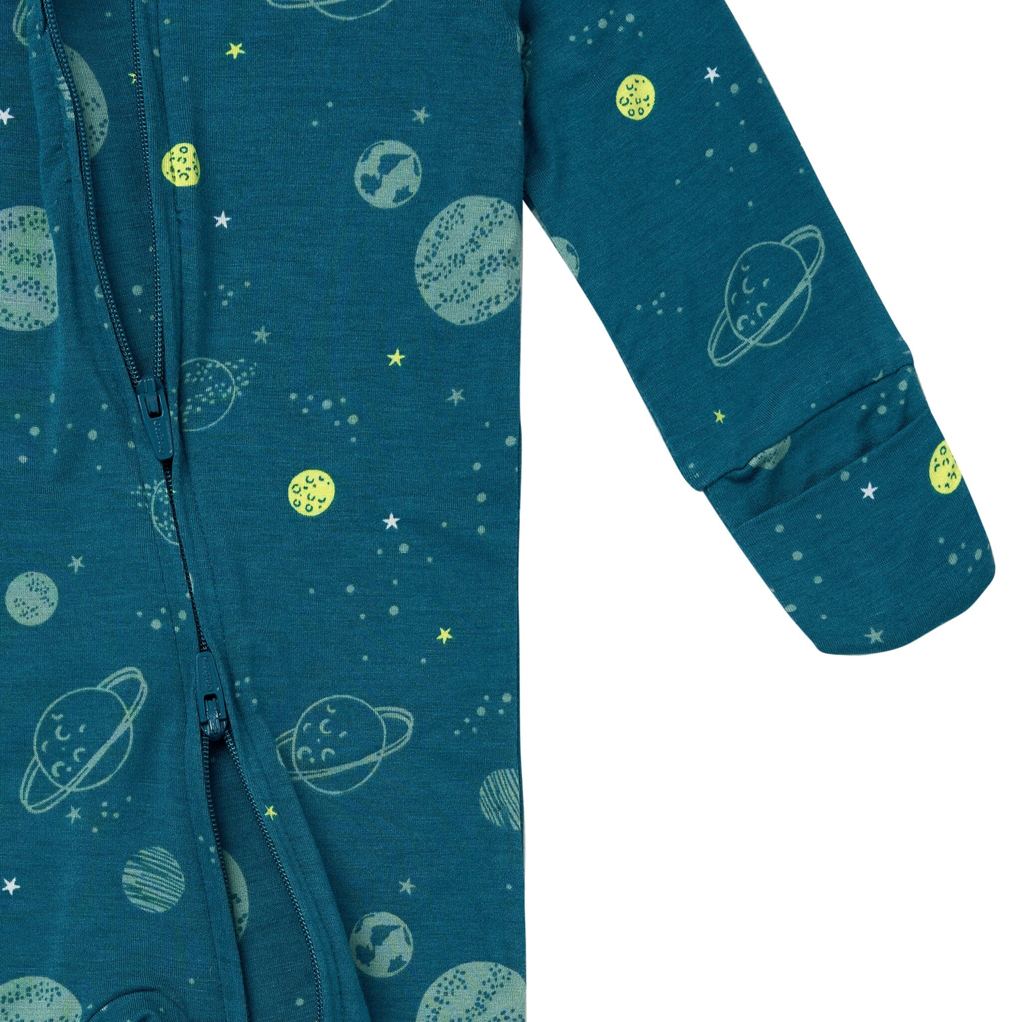 Baby & Toddler Boys Blue Space Snug Fit Footless Pajamas Sleepwear Gerber® 