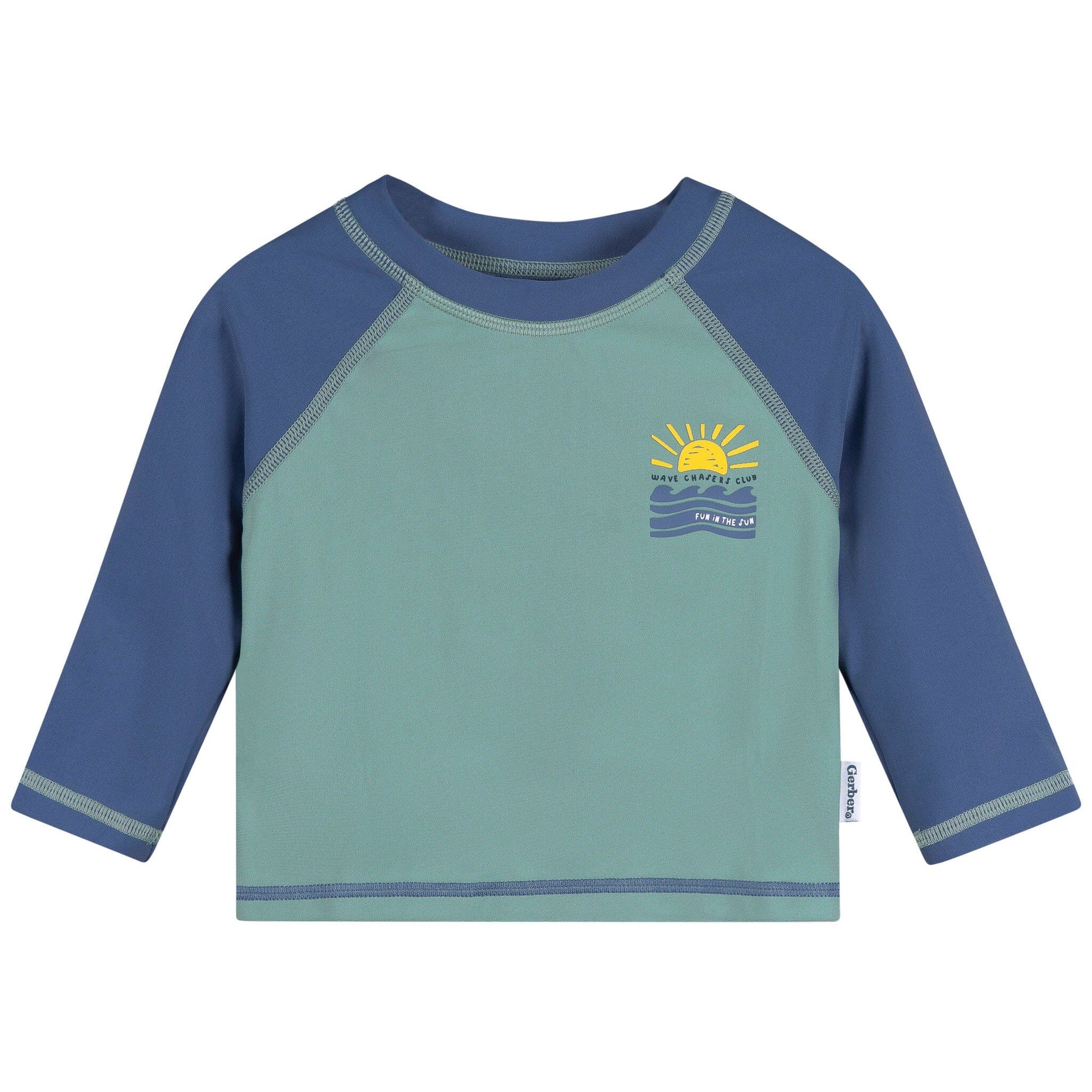 Baby & Toddler Boys Green Rashguard Top Swimwear Gerber® 