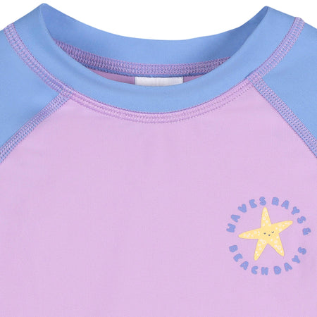Baby & Toddler Girls UPF 50+ Starfish Rash Guard