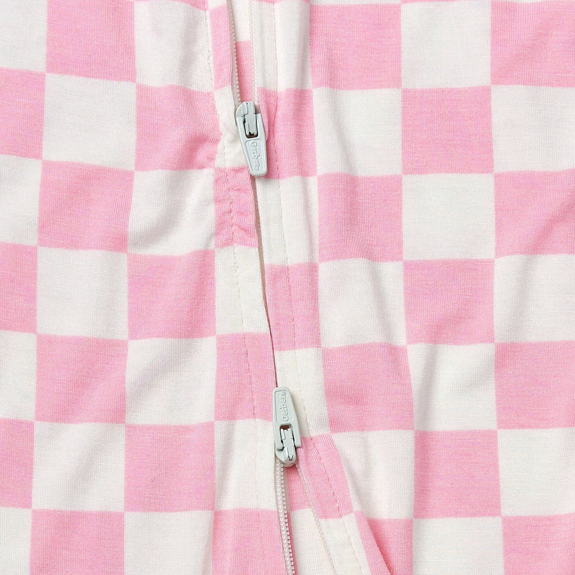 Baby & Toddler Girls Pink Check Snug Fit Footless Pajamas Sleepwear Gerber® 