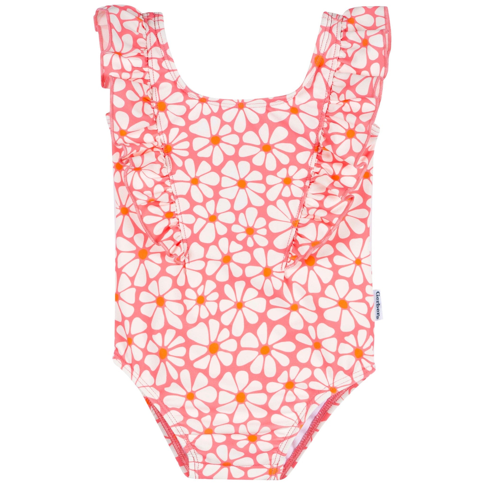 Baby & Toddler Girls Retro Daisies Swimsuit Swimwear Gerber® 
