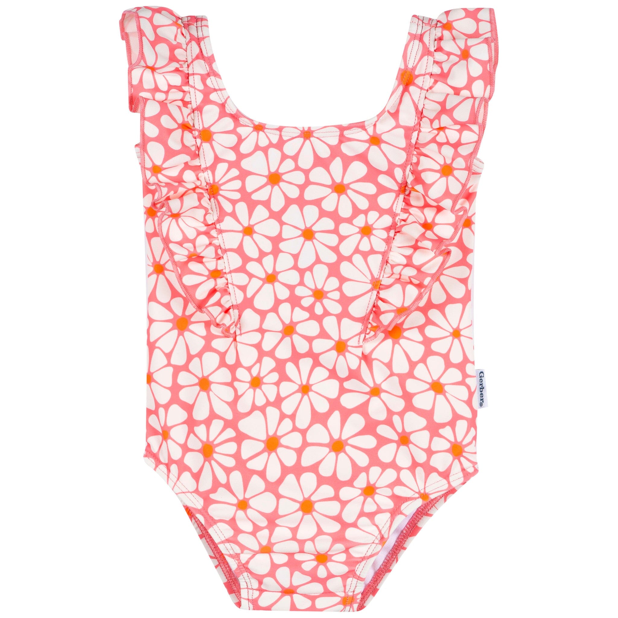 Baby & Toddler Girls Retro Daisies Swimsuit Swimwear Gerber® 