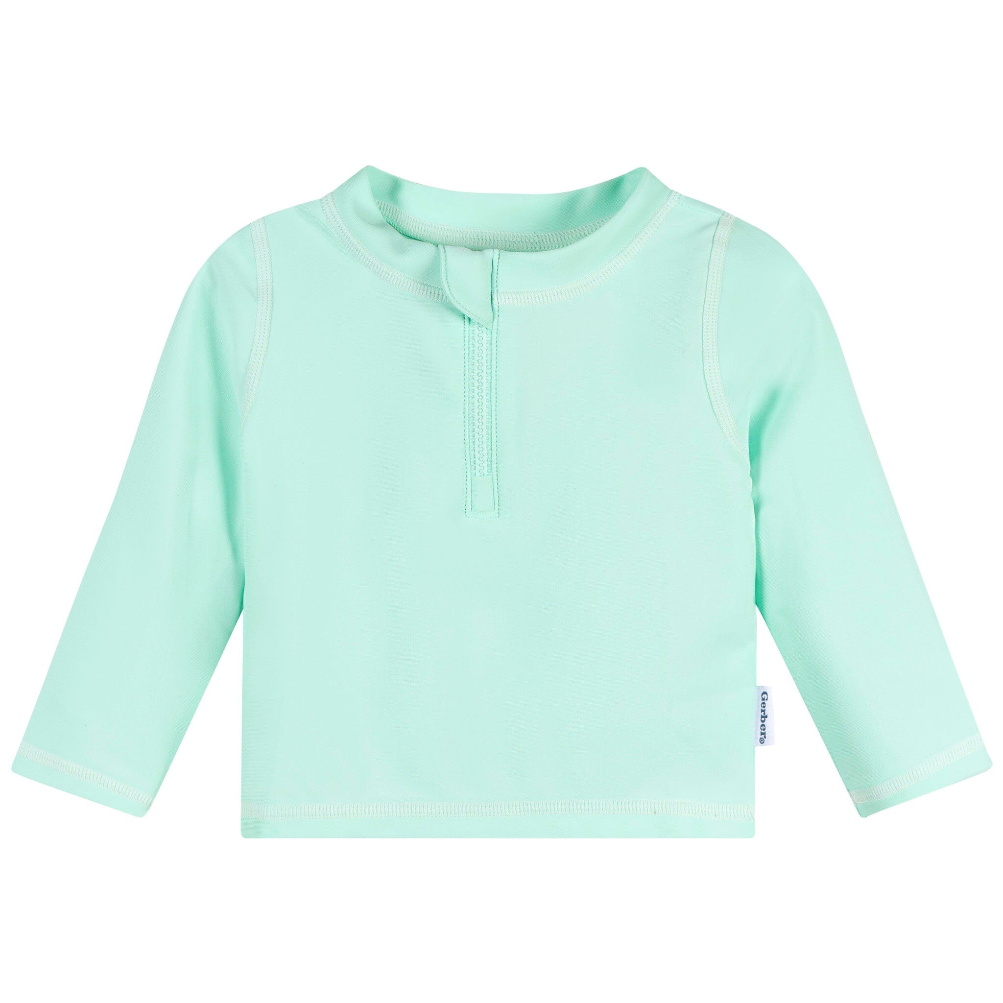 Baby & Toddler Neutral Green Rashguard Top Swimwear Gerber® 