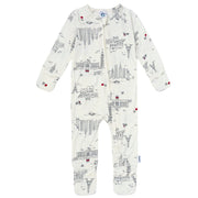 Baby & Toddler Neutral Ivory City Snug Fit Footless Pajamas Sleepwear Gerber® 