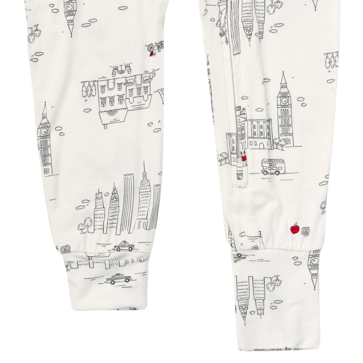 Baby & Toddler Neutral Ivory City Snug Fit Footless Pajamas Sleepwear Gerber® 