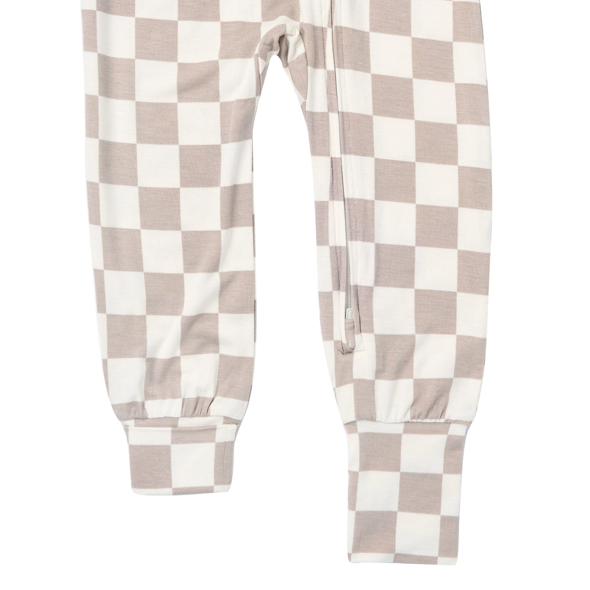 Baby & Toddler Neutral Taupe Check Snug Fit Footless Pajamas Sleepwear Gerber® 