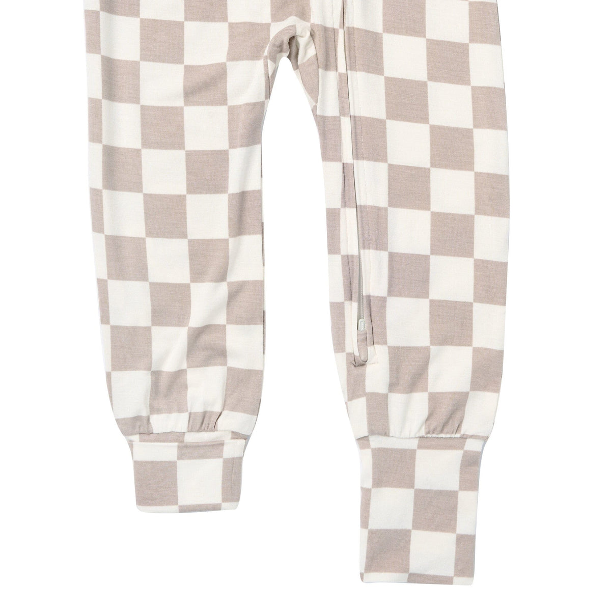 Baby & Toddler Neutral Taupe Check Snug Fit Footless Pajamas Sleepwear Gerber® 