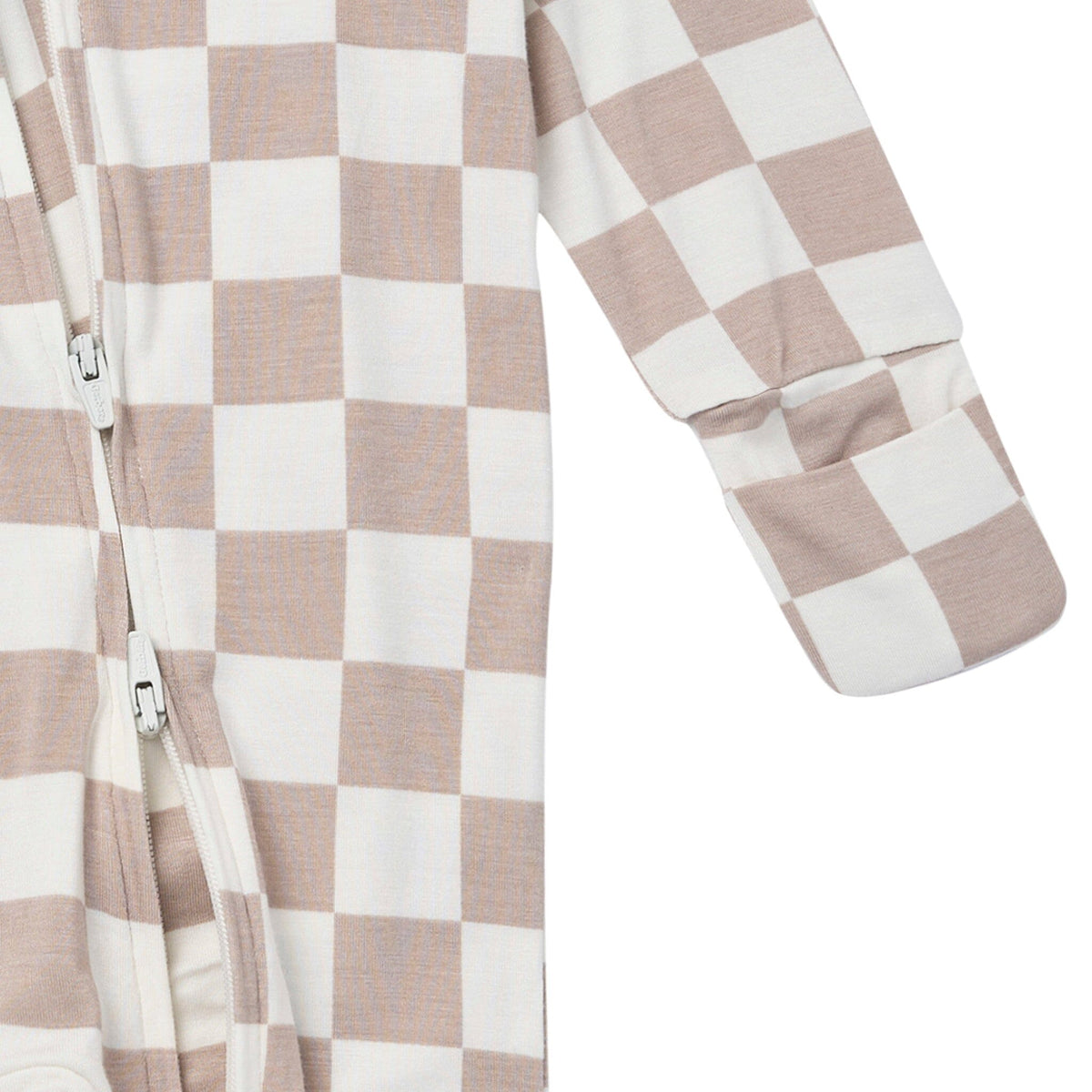 Baby & Toddler Neutral Taupe Check Snug Fit Footless Pajamas Sleepwear Gerber® 