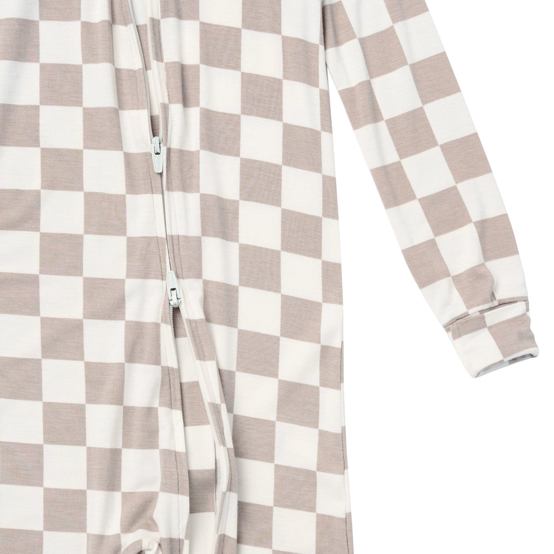 Baby & Toddler Neutral Taupe Check Snug Fit Footless Pajamas Sleepwear Gerber® 