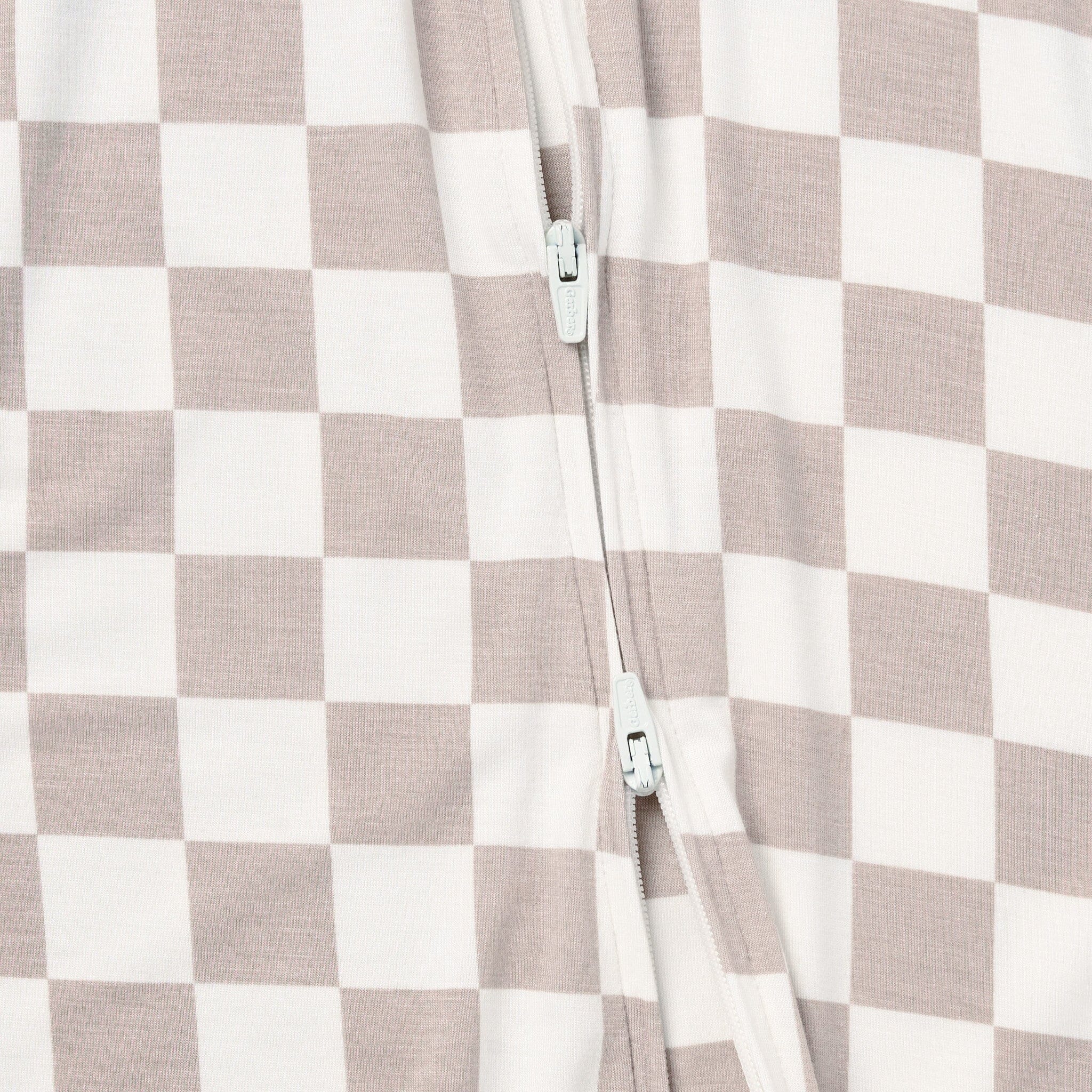 Baby & Toddler Neutral Taupe Check Snug Fit Footless Pajamas Sleepwear Gerber® 