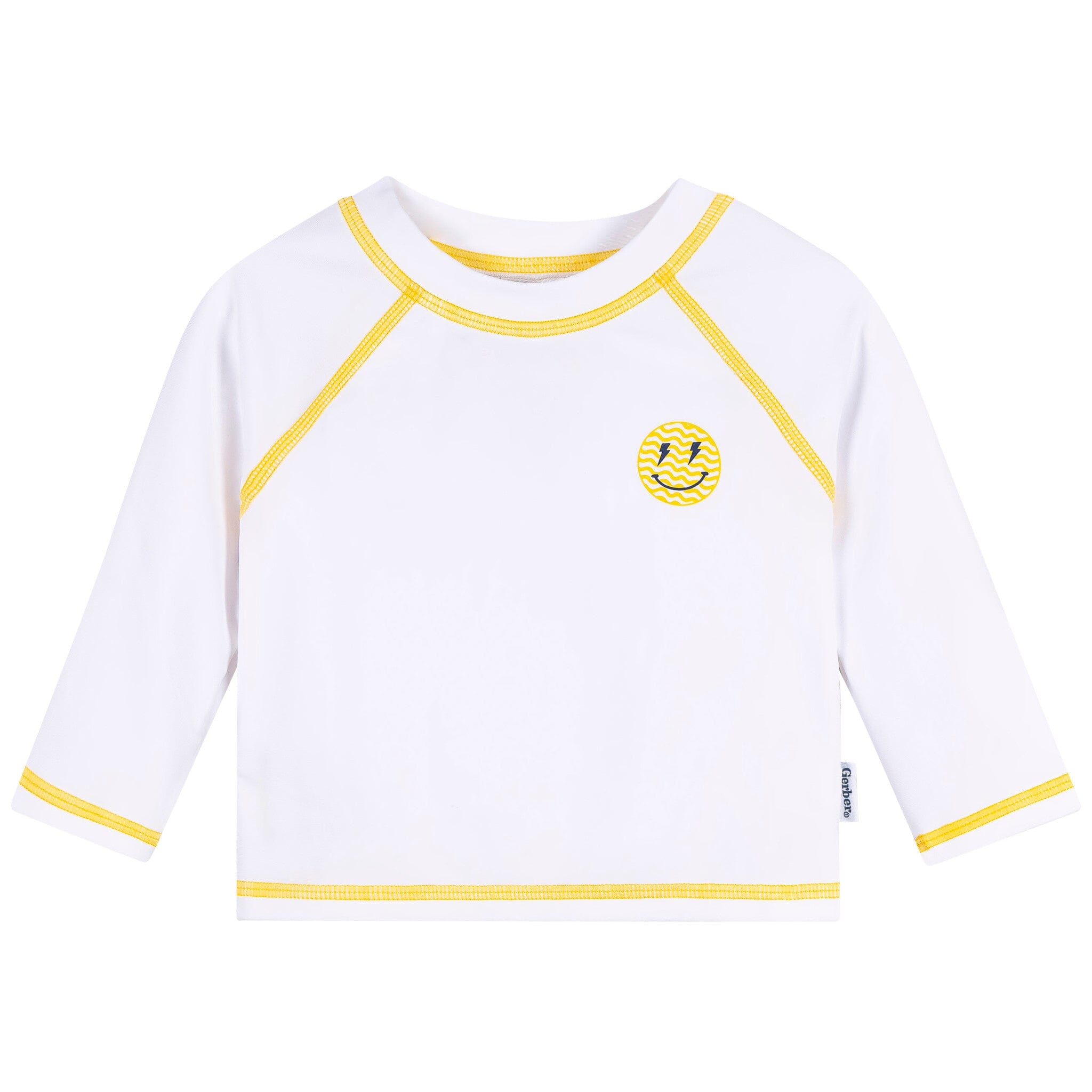 Baby & Toddler Neutral White Rashguard Top Swimwear Gerber® 
