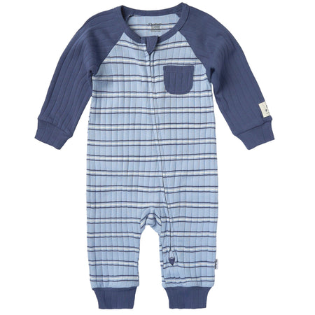 Baby Boys Blue Stripe Romper