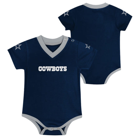 Baby Boys Cowboys Short Sleeve Jersey Bodysuit
