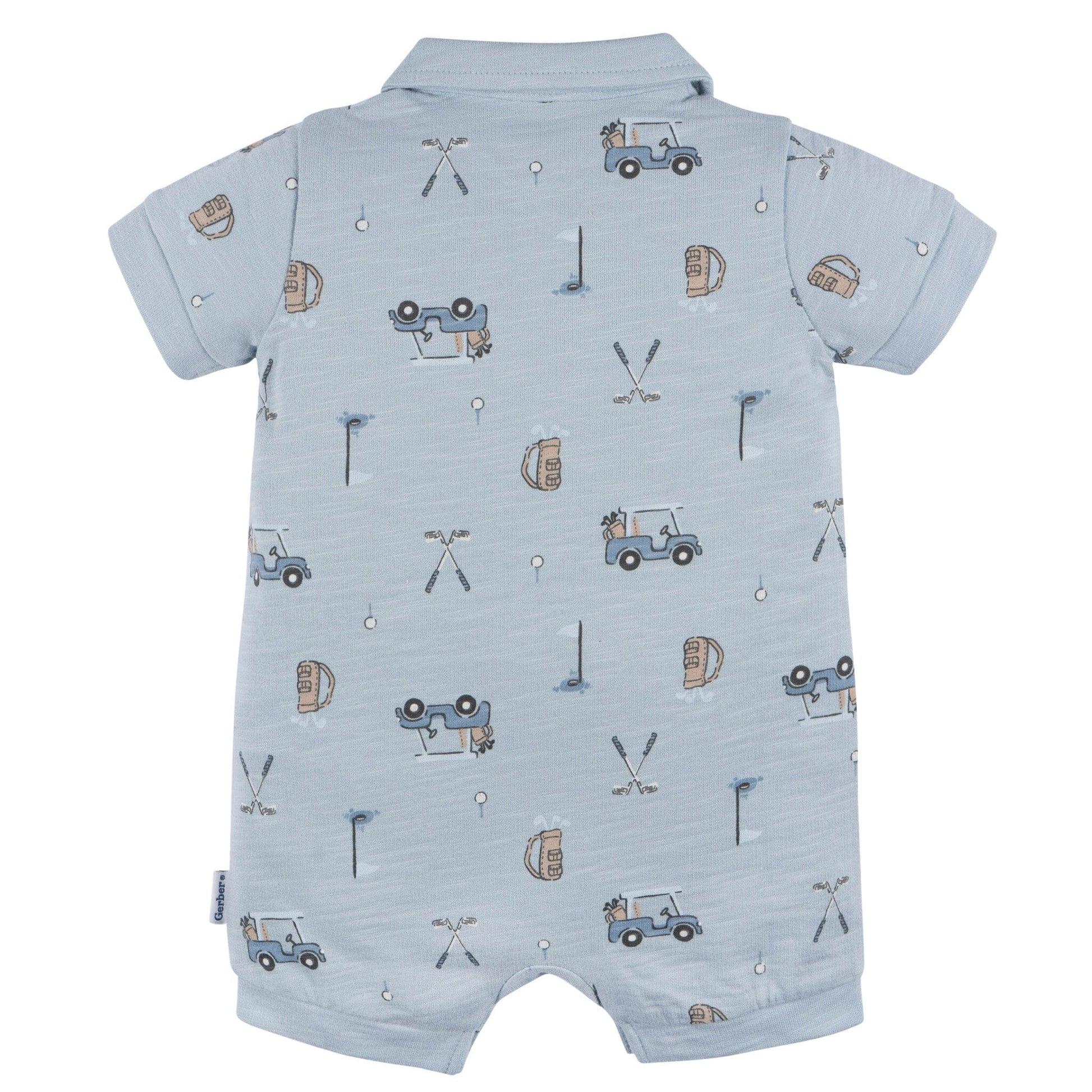 Baby Boys Golf Polo Romper