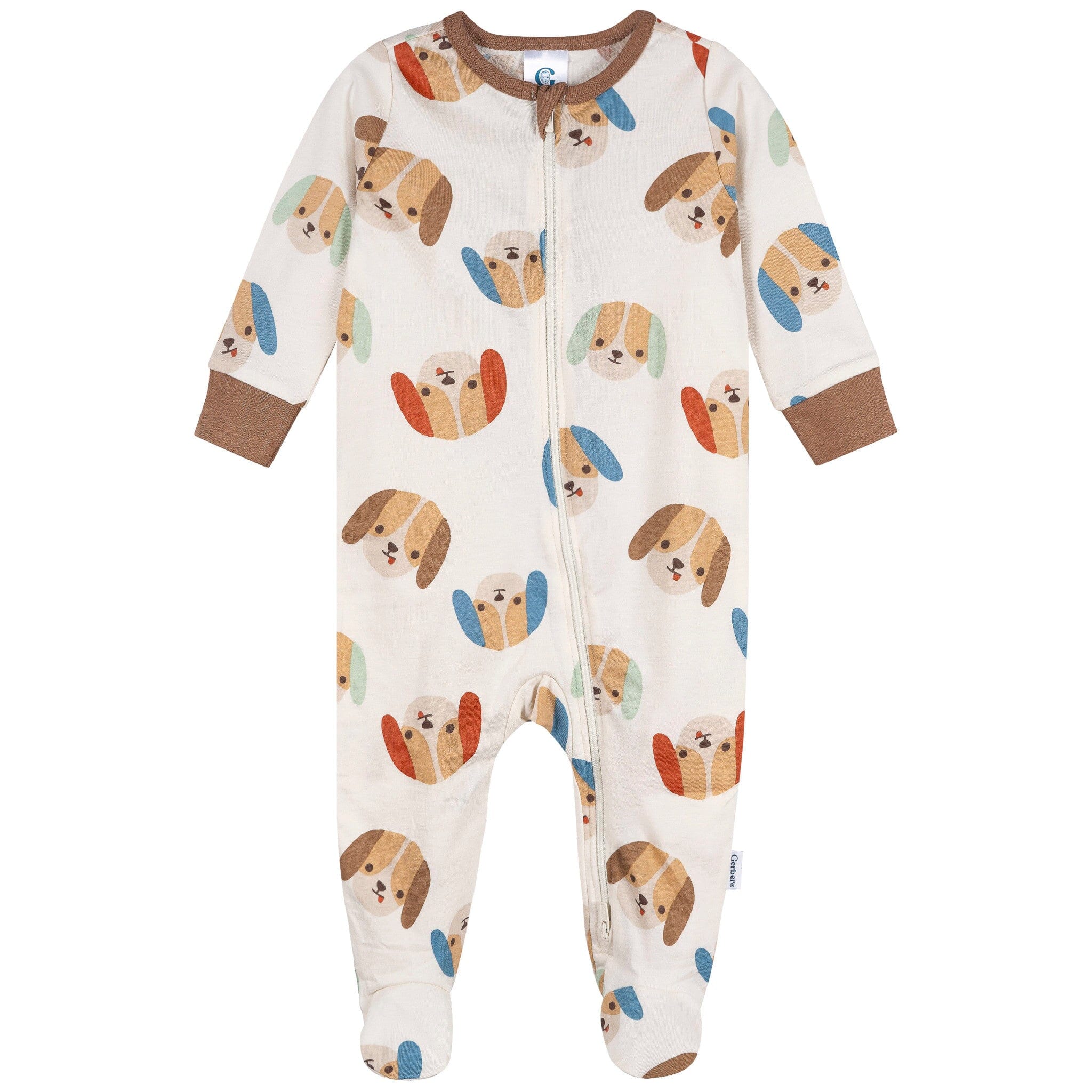 Baby Boys Puppy Faces Sleep 'N Play Sleepwear Gerber® 