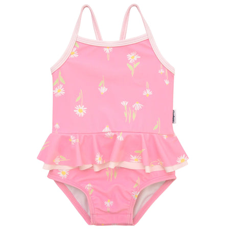 Baby Girls UPF 50+ Daisies One-Piece Swimsuit