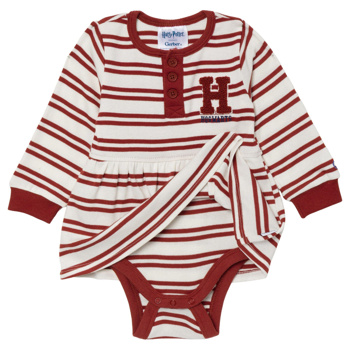 Baby Girls Hogwarts Varsity Stripe Dress dresses Gerber® 
