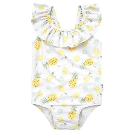 Baby Girls UPF 50+ Pineapples One-Piece Swimsuit