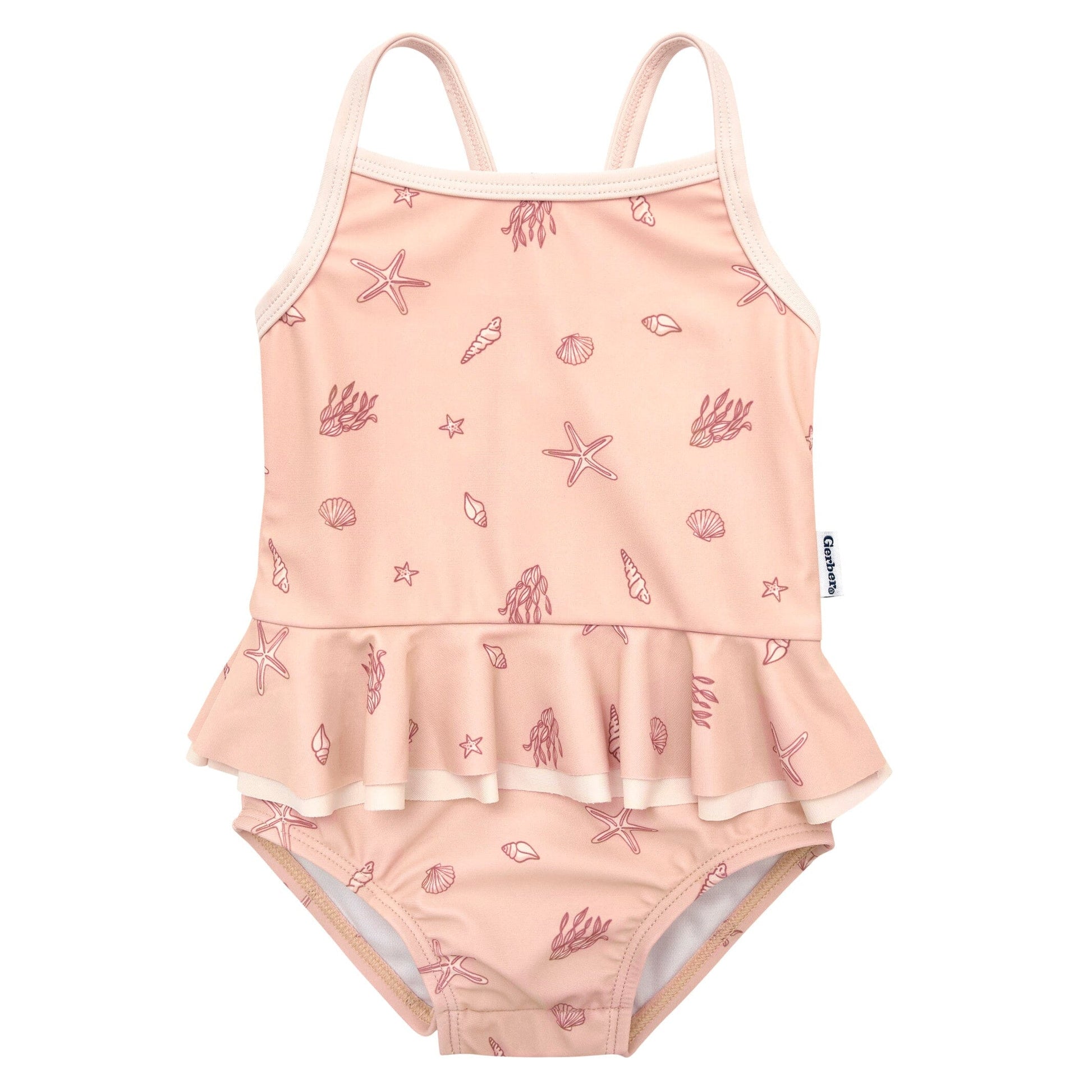 Baby Girls Shells Swimsuit