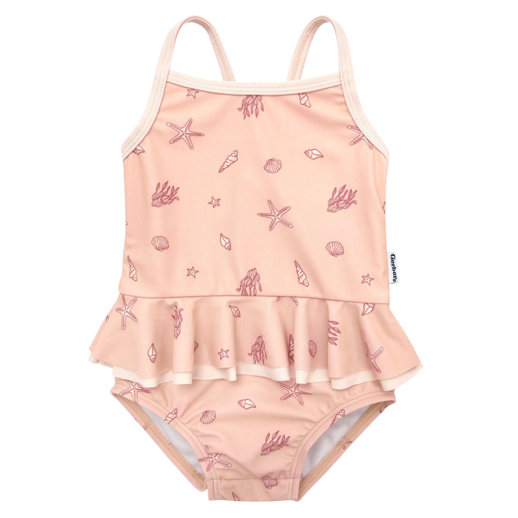 Baby Girls Shells Swimsuit