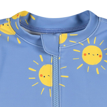 Baby Girls UPF 50+ Sunshine Smiles Rashguard Suit